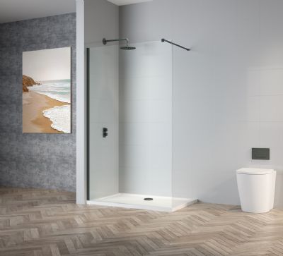 TAILORED T18 700mm GUNMETAL WETROOM PANEL, 7090 TAILORED T18 700mm GUNMETAL WETROOM PANEL, 7090